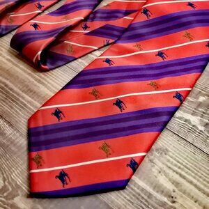 Burberry Tie, 100% Silk, Made in Italy